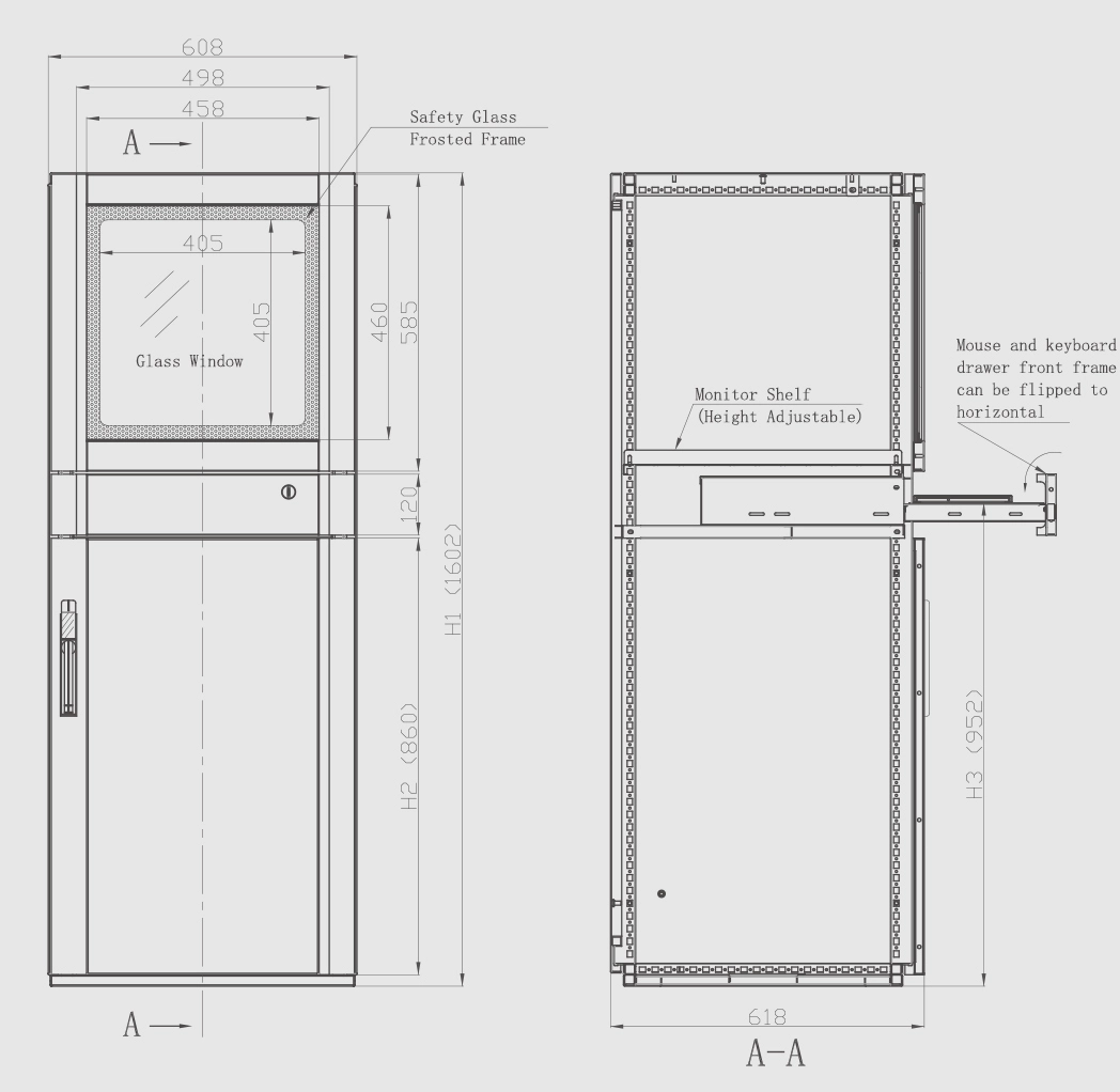 PC computer cabinet series
